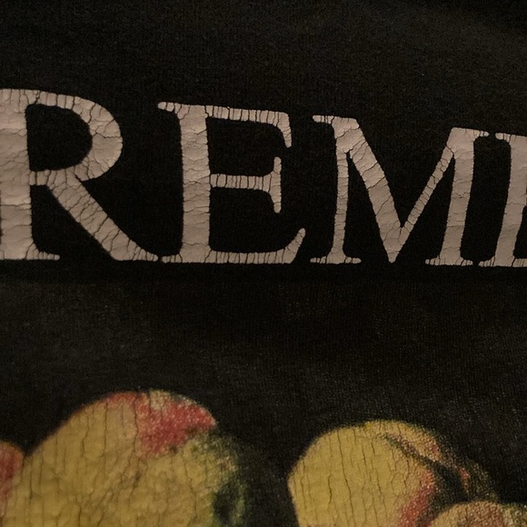 Supreme Peaches Graphic Tee Black Size S - Picture 7 of 8